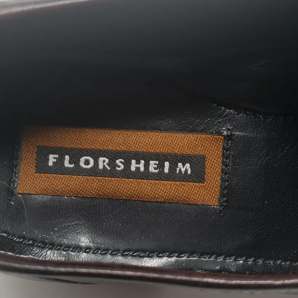 Florsheim Dark Brown Leather Loafers Size‎ 9.5 Leather Uppers and Soles